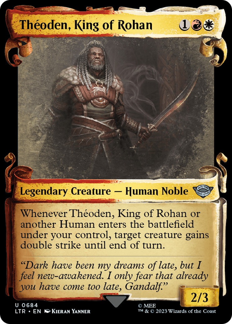 Magic: The Gathering - Théoden, King of Rohan - The Lord of the Rings: Tales of Middle-earth