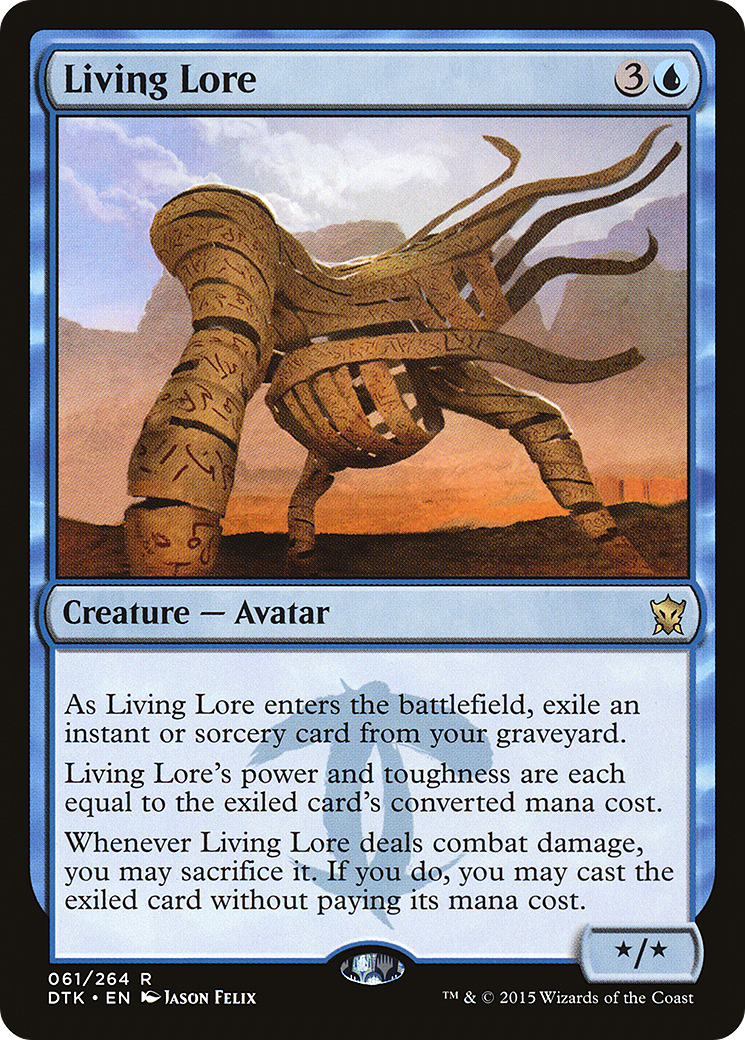 Magic: The Gathering - Living Lore Foil - Dragons of Tarkir