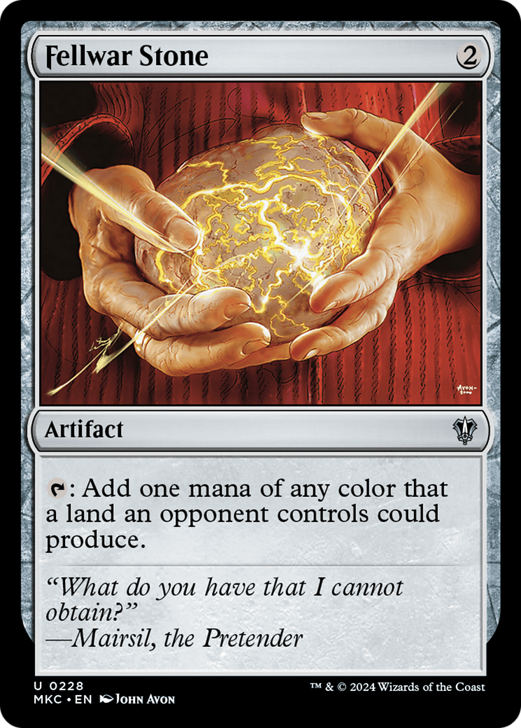 Magic: The Gathering - Fellwar Stone - Murders at Karlov Manor Commander