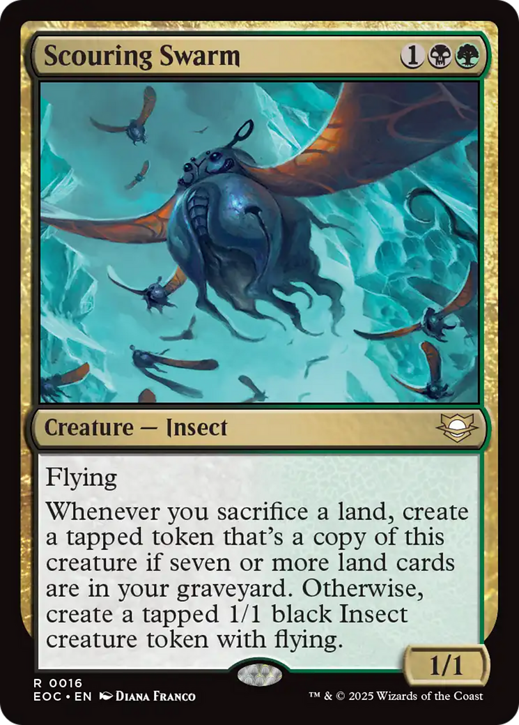 Magic: The Gathering - Scouring Swarm - Edge of Eternities Commander