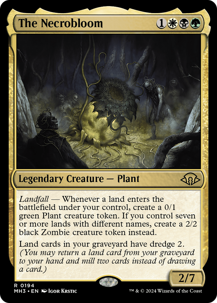 Magic: The Gathering - The Necrobloom Foil - Modern Horizons 3