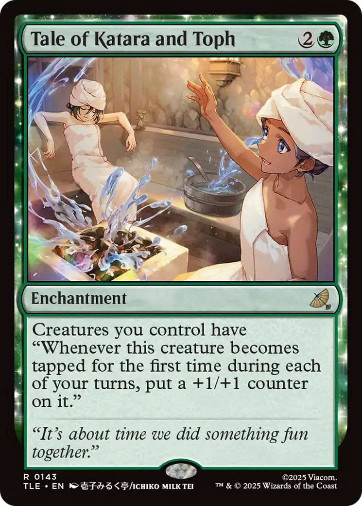 Magic: The Gathering - Tale of Katara and Toph Foil - Avatar: The Last Airbender Eternal