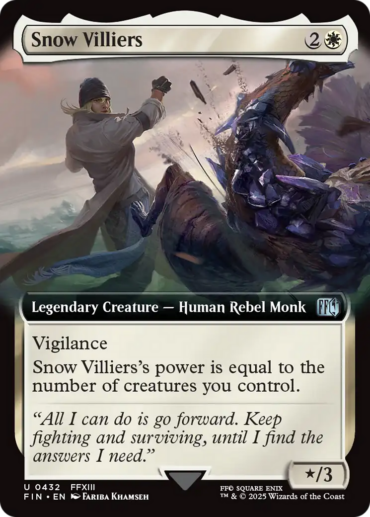 Magic: The Gathering - Snow Villiers Foil - Final Fantasy