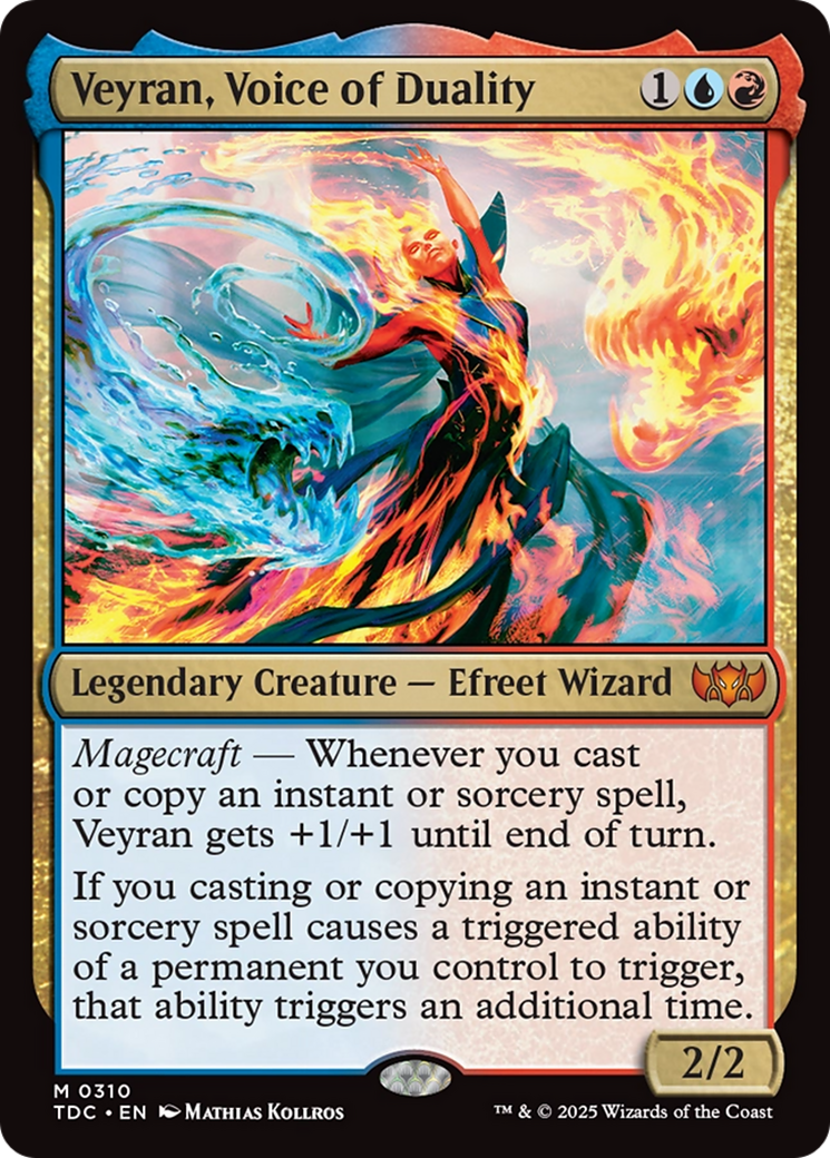 Magic: The Gathering - Veyran, Voice of Duality - Tarkir: Dragonstorm Commander