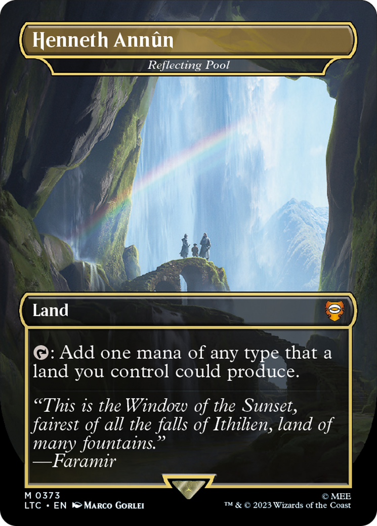 Magic: The Gathering - Reflecting Pool Foil - Tales of Middle-earth Commander