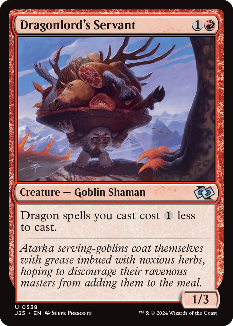 Magic: The Gathering - Dragonlord's Servant - Foundations Jumpstart