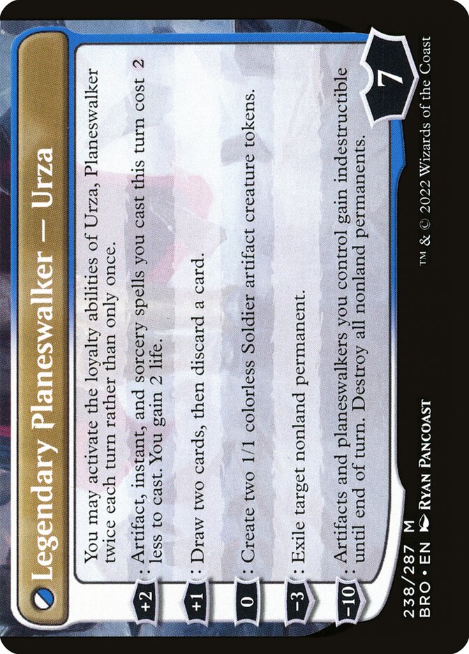 Magic: The Gathering - The Mightstone and Weakstone // Urza, Planeswalker Foil - The Brothers' War