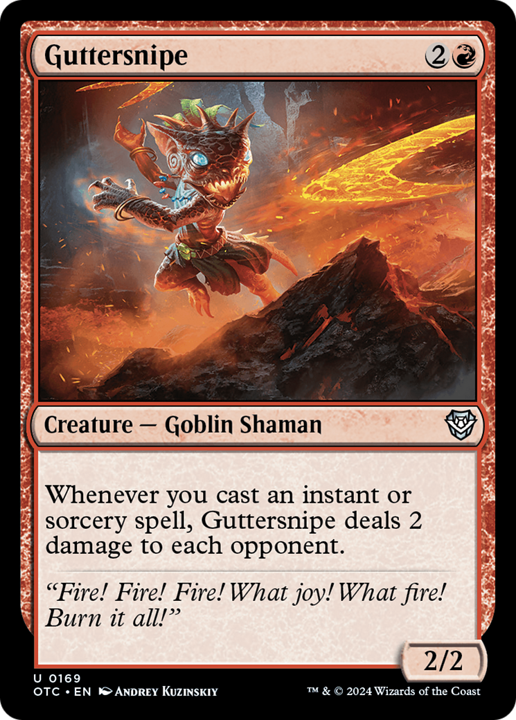 Magic: The Gathering - Guttersnipe - Outlaws of Thunder Junction Commander