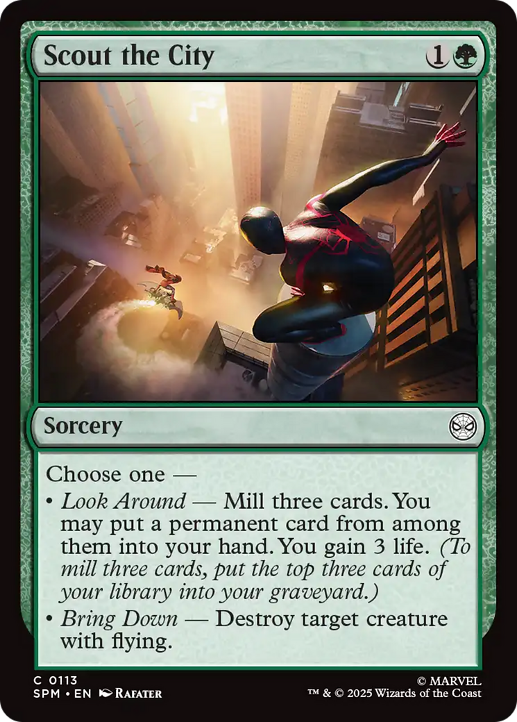 Magic: The Gathering - Scout the City - Marvel's Spider-Man
