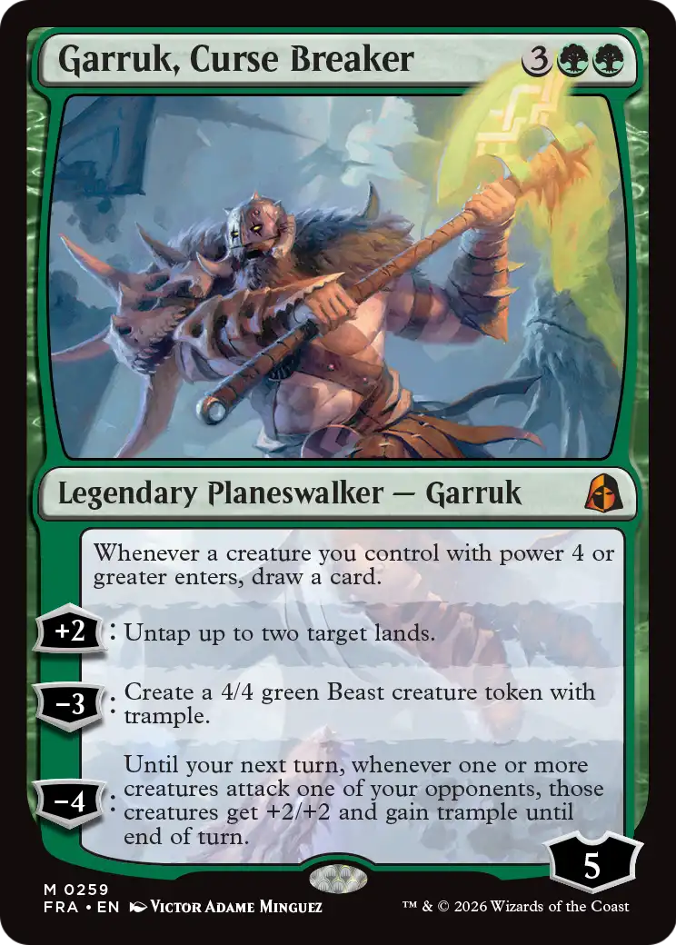 Magic: The Gathering - Garruk, Curse Breaker - Reality Fracture