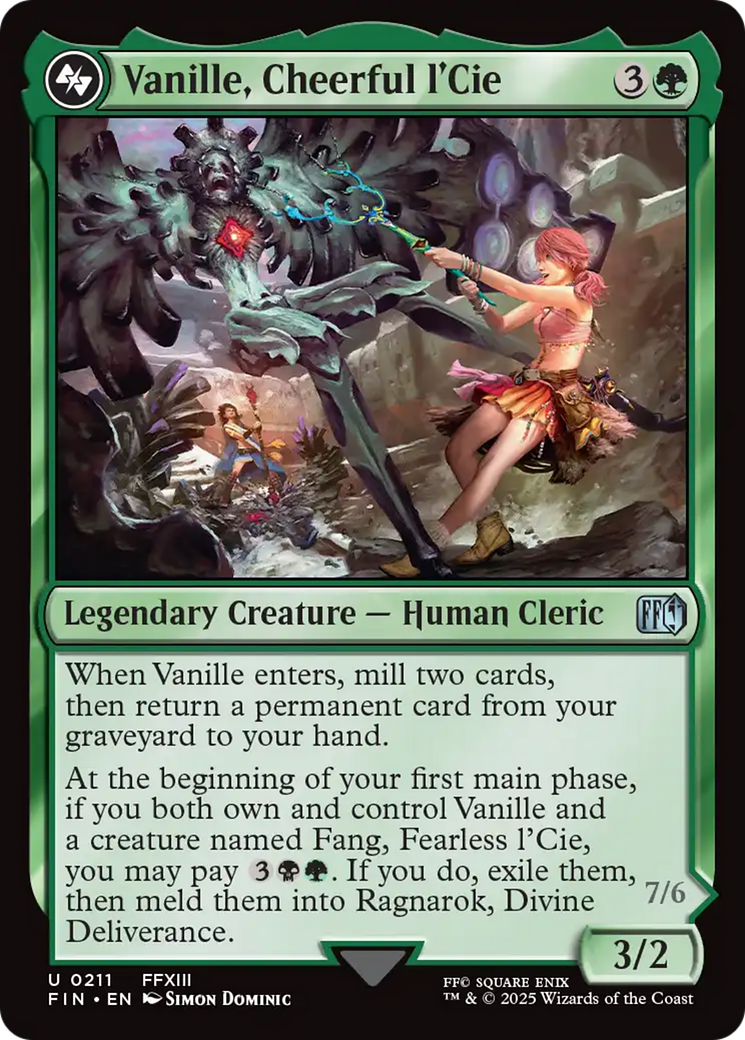 Magic: The Gathering - Vanille, Cheerful l'Cie Foil - Final Fantasy