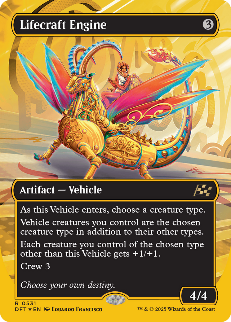 Magic: The Gathering - Lifecraft Engine Foil - Aetherdrift
