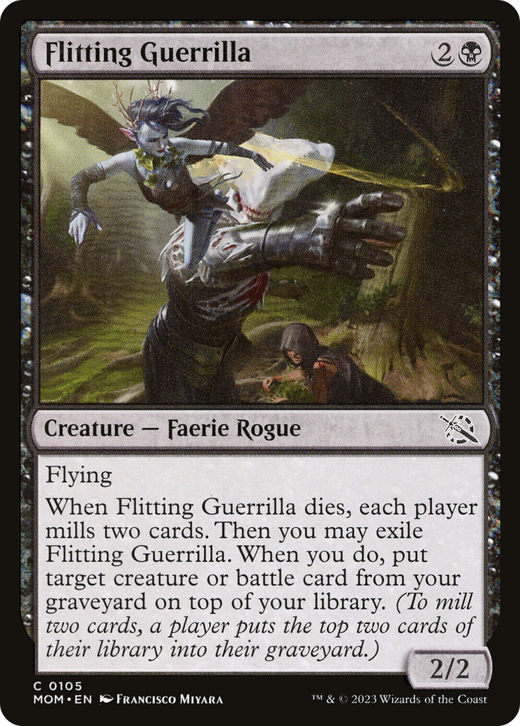 Magic: The Gathering - Flitting Guerrilla Foil - March of the Machine