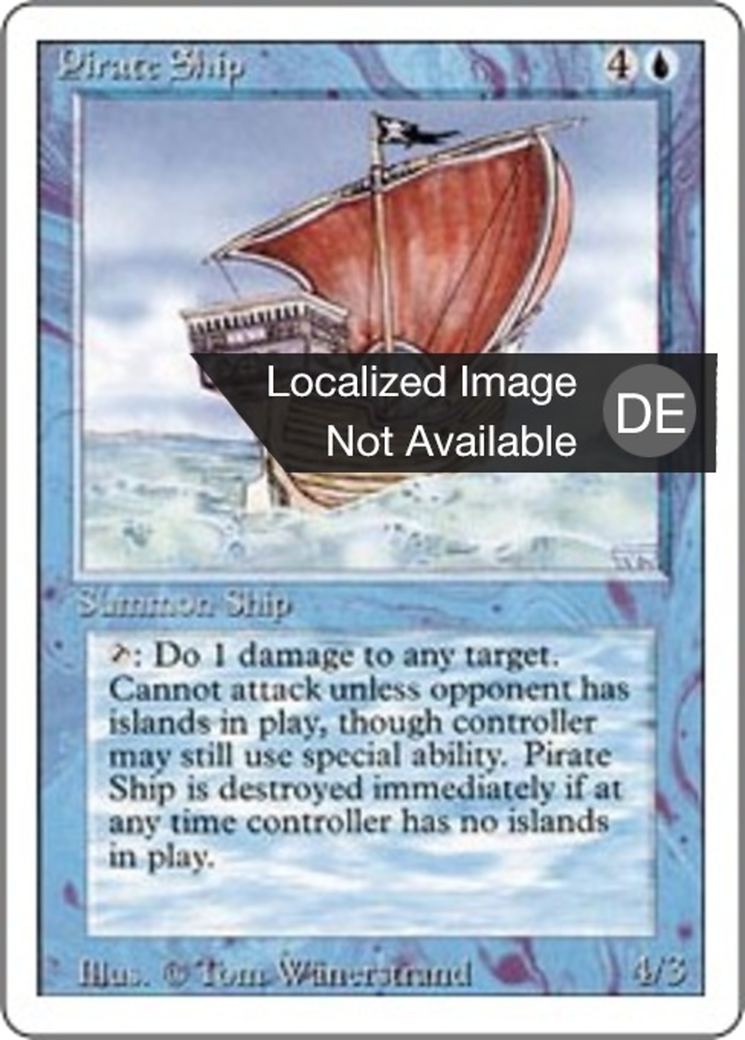 Magic: The Gathering - Piratenschiff - Revised Edition