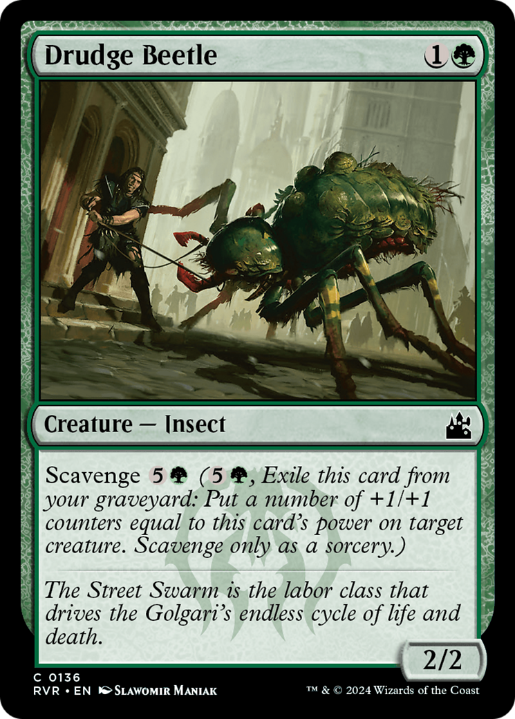 Magic: The Gathering - Drudge Beetle Foil - Ravnica Remastered