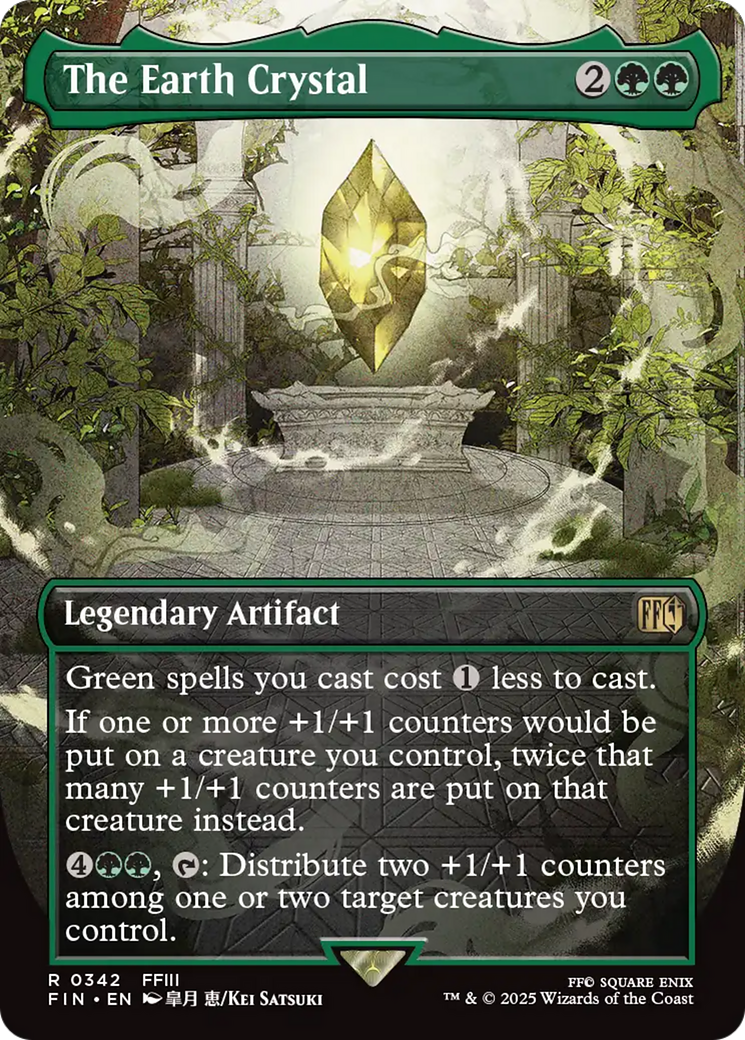 Magic: The Gathering - The Earth Crystal Foil - Final Fantasy