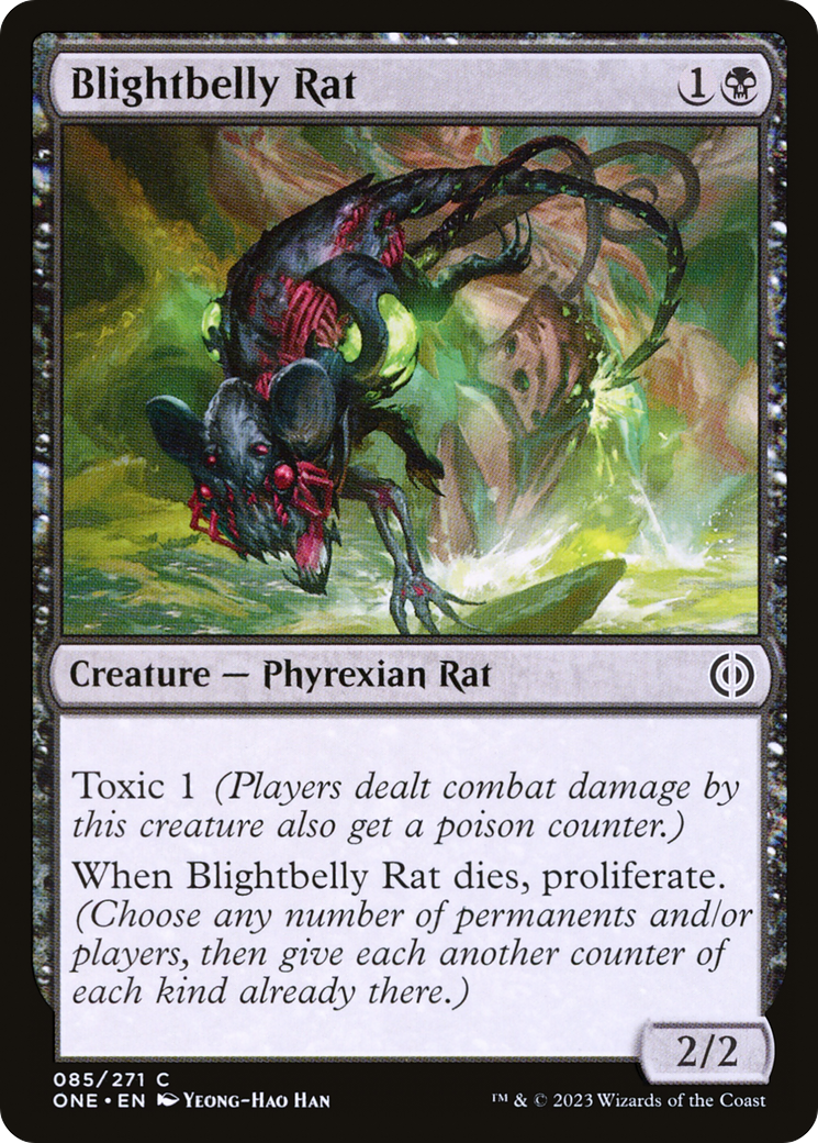 Magic: The Gathering - Blightbelly Rat Foil - Phyrexia: All Will Be One