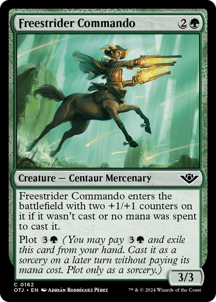 Magic: The Gathering - Freestrider Commando Foil - Outlaws of Thunder Junction