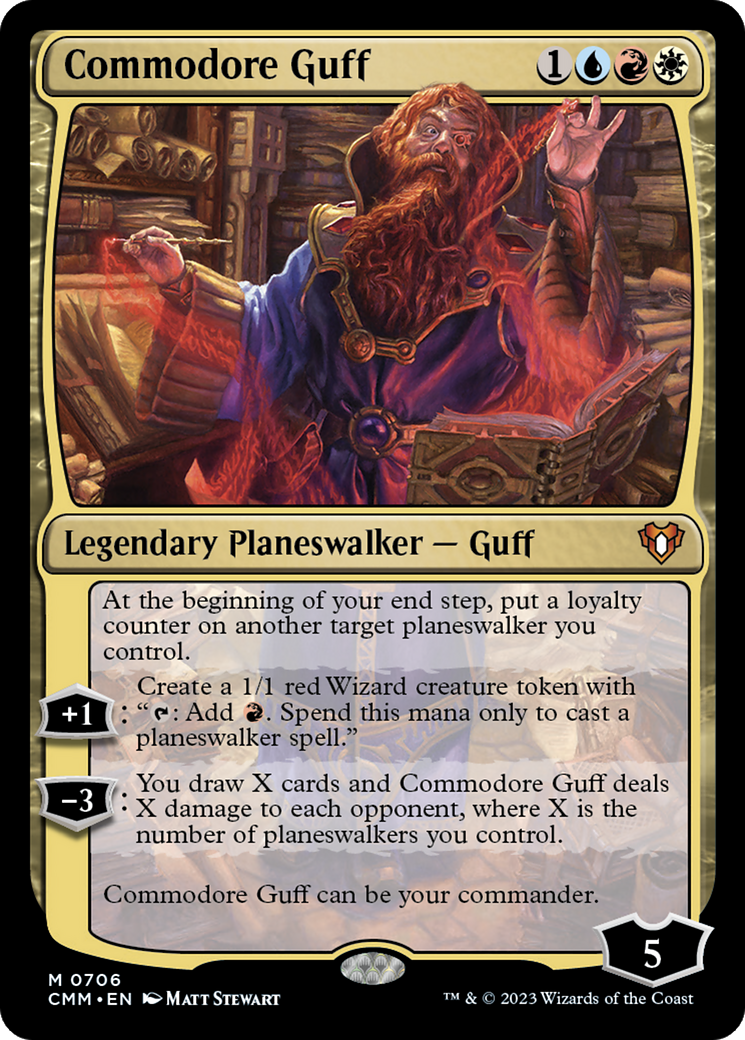Magic: The Gathering - Commodore Guff Foil - Commander Masters