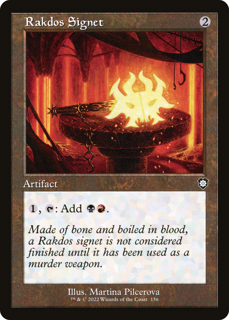 Magic: The Gathering - Rakdos Signet - The Brothers' War Commander