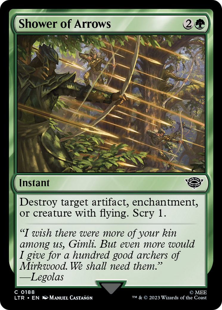 Magic: The Gathering - Shower of Arrows Foil - The Lord of the Rings: Tales of Middle-earth