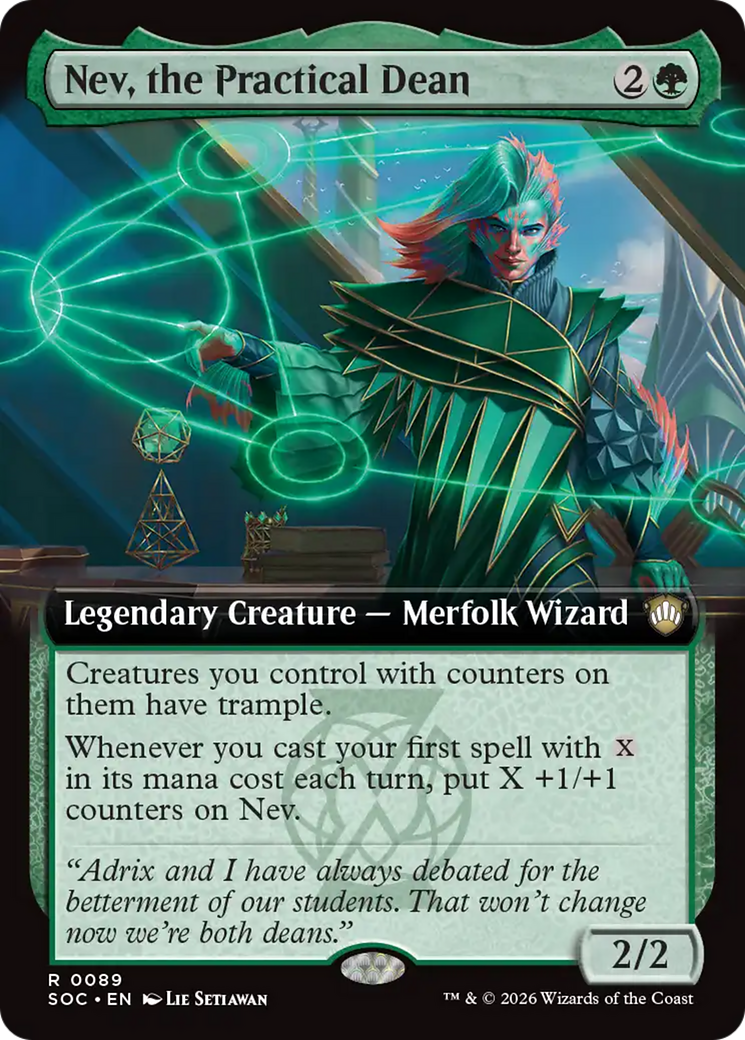 Magic: The Gathering - Nev, the Practical Dean - Secrets of Strixhaven Commander