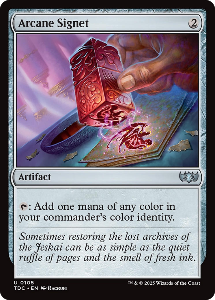 Magic: The Gathering - Arcane Signet - Tarkir: Dragonstorm Commander