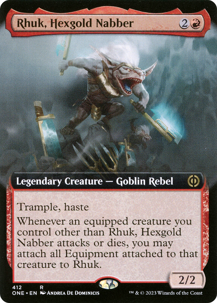 Magic: The Gathering - Rhuk, Hexgold Nabber Foil - Phyrexia: All Will Be One