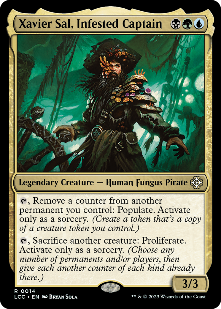 Magic: The Gathering - Xavier Sal, Infested Captain - The Lost Caverns of Ixalan Commander