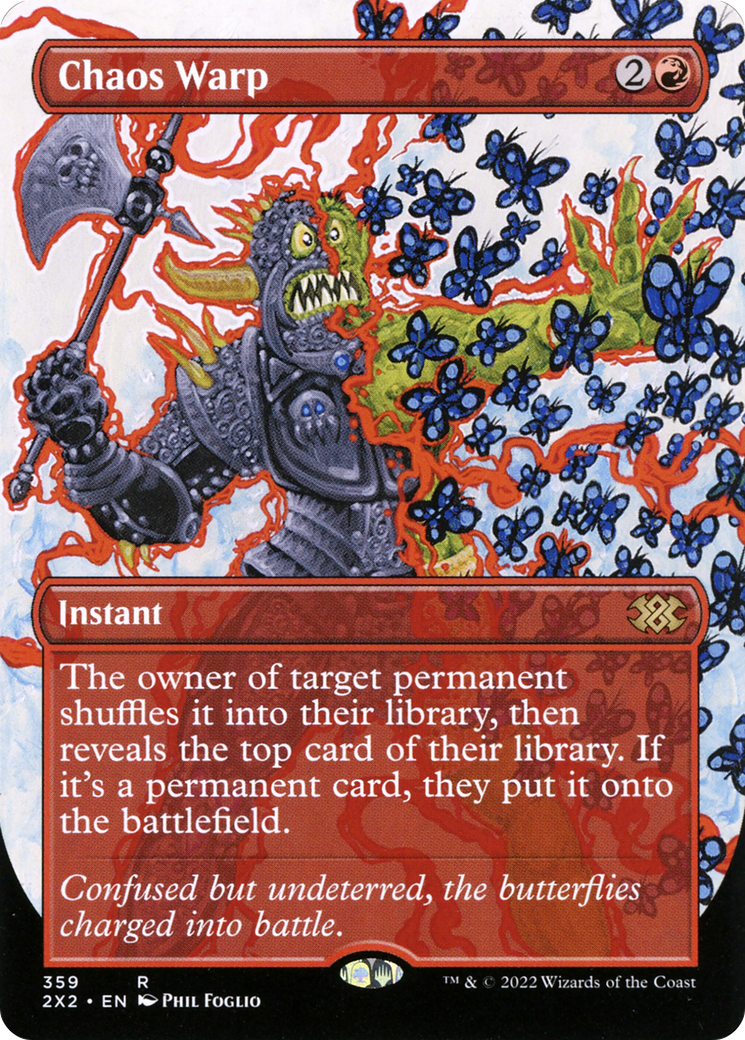 Magic: The Gathering - Chaos Warp Foil - Double Masters 2022