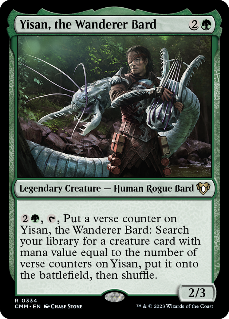 Magic: The Gathering - Yisan, the Wanderer Bard Foil - Commander Masters