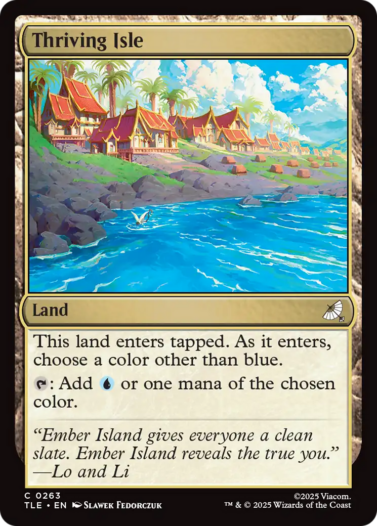 Magic: The Gathering - Thriving Isle Foil - Avatar: The Last Airbender Eternal