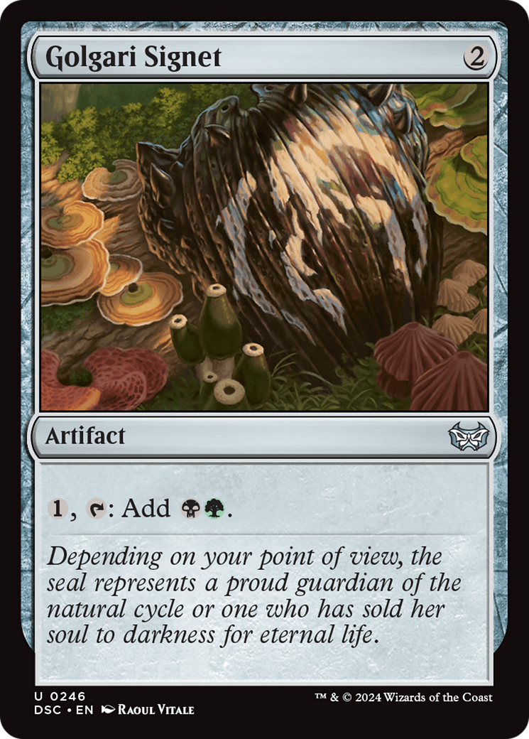 Magic: The Gathering - Golgari Signet - Duskmourn: House of Horror Commander