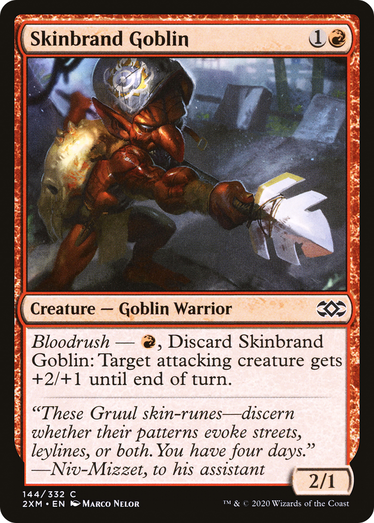 Magic: The Gathering - Skinbrand Goblin Foil - Double Masters