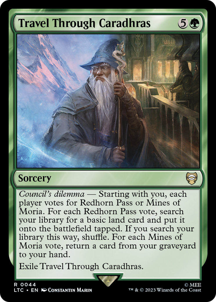 Magic: The Gathering - Travel Through Caradhras - Tales of Middle-earth Commander