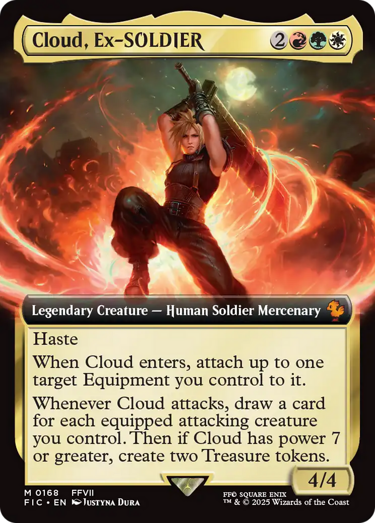 Magic: The Gathering - Cloud, Ex-SOLDIER - Final Fantasy Commander