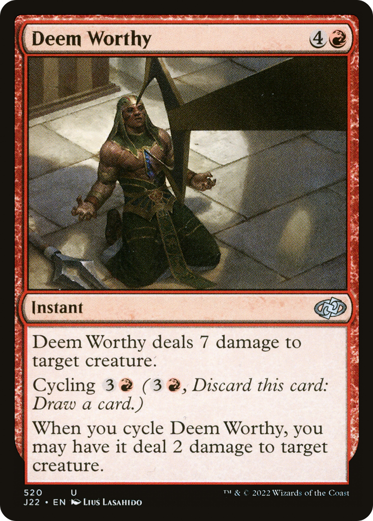 Magic: The Gathering - Deem Worthy - Jumpstart 2022
