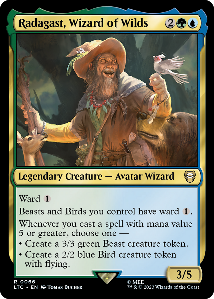 Magic: The Gathering - Radagast, Wizard of Wilds - Tales of Middle-earth Commander
