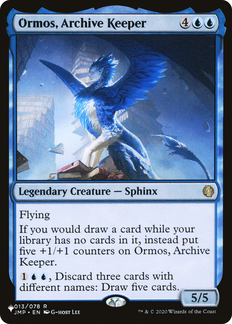 Magic: The Gathering - Ormos, Archive Keeper - The List