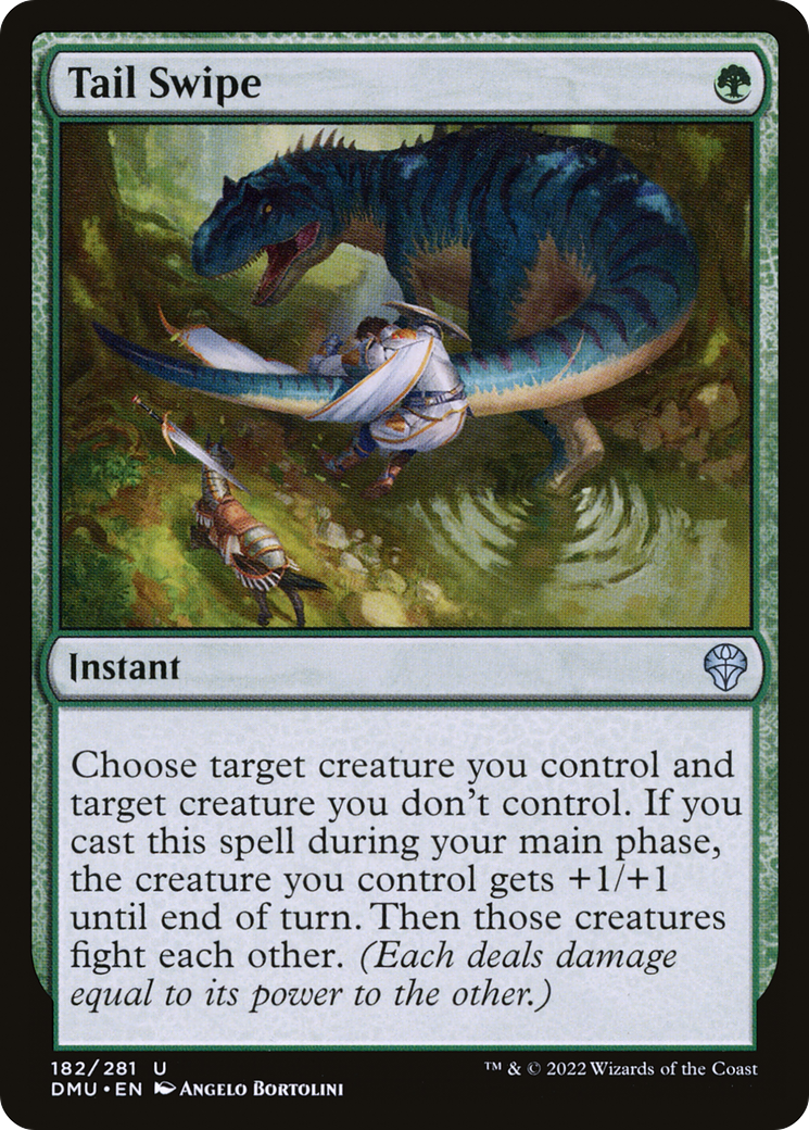 Magic: The Gathering - Tail Swipe Foil - Dominaria United