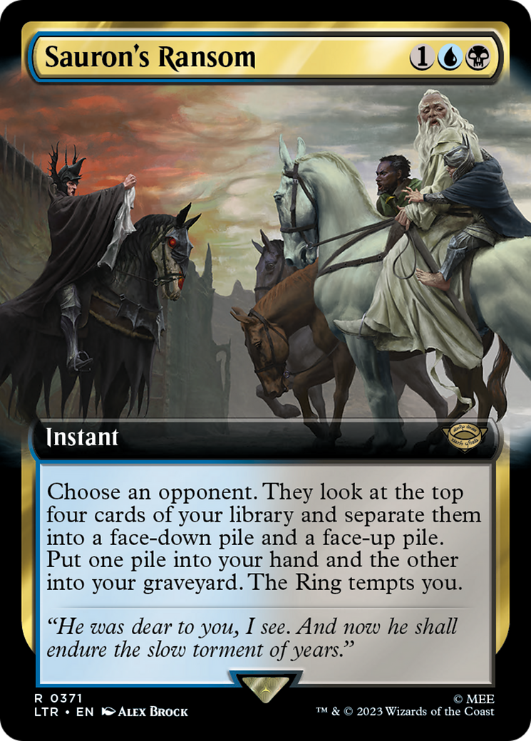 Magic: The Gathering - Sauron's Ransom Foil - The Lord of the Rings: Tales of Middle-earth