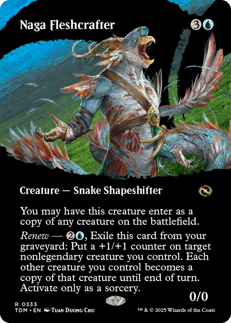 Magic: The Gathering - Naga Fleshcrafter Foil - Tarkir: Dragonstorm