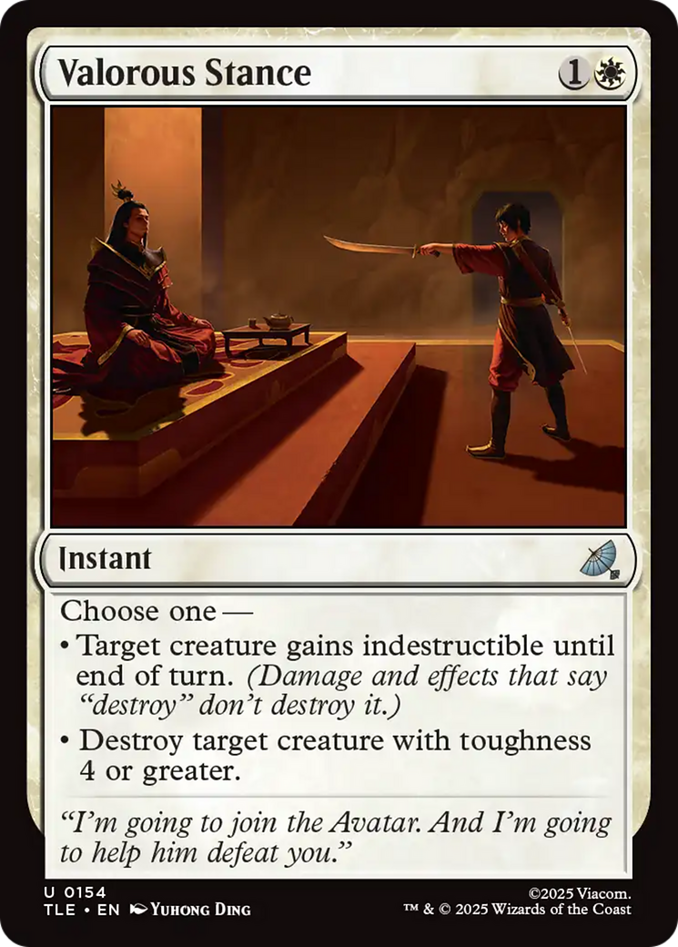 Magic: The Gathering - Valorous Stance - Avatar: The Last Airbender Eternal