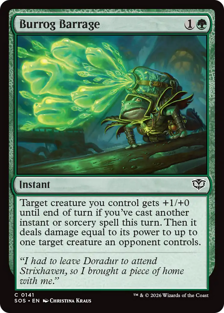 Magic: The Gathering - Burrog Barrage - Secrets of Strixhaven