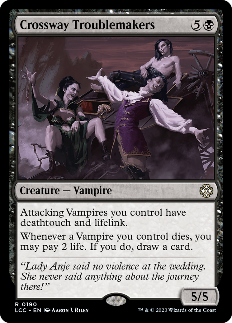 Magic: The Gathering - Crossway Troublemakers - The Lost Caverns of Ixalan Commander