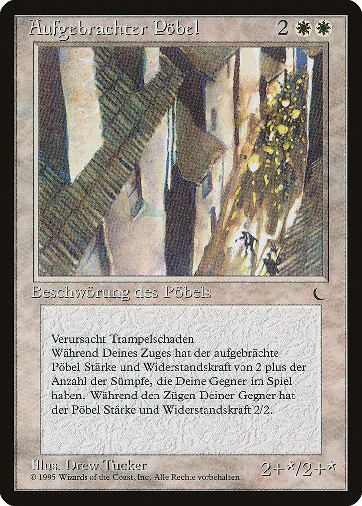 Magic: The Gathering - Aufgebrachter Pöbel - Renaissance