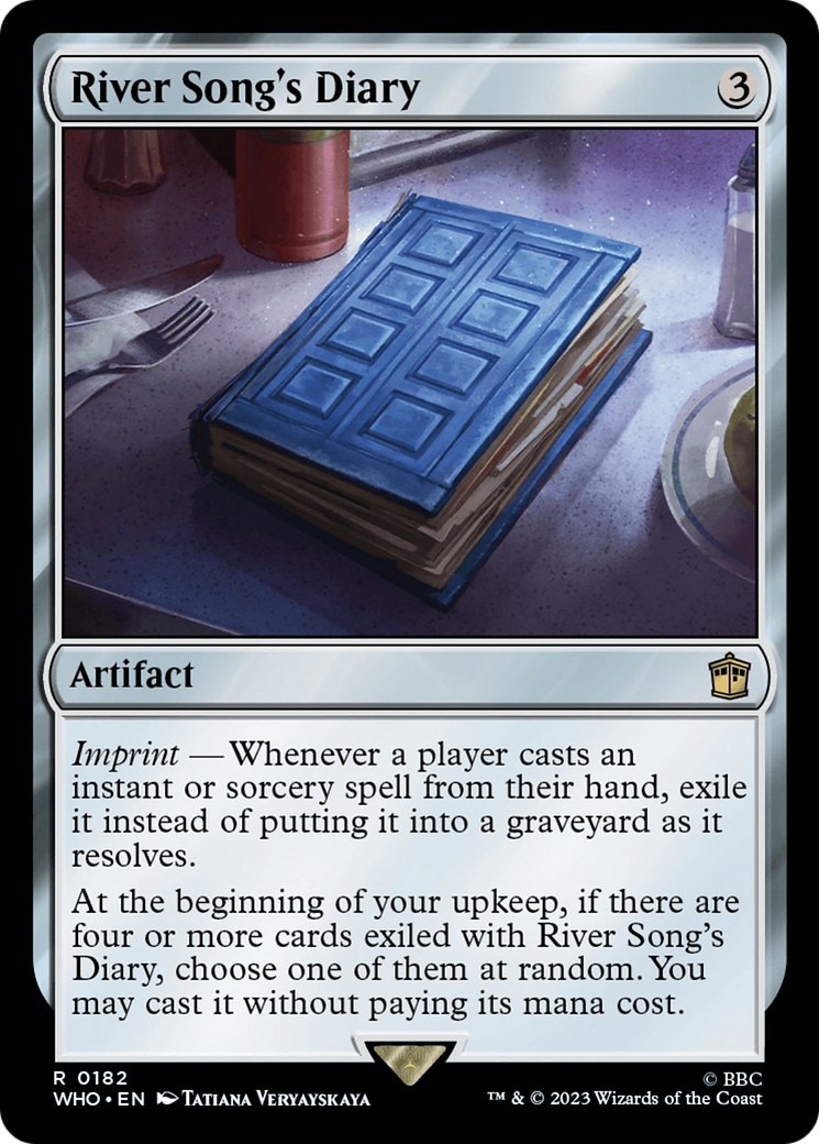 Magic: The Gathering - River Song's Diary Foil - Doctor Who