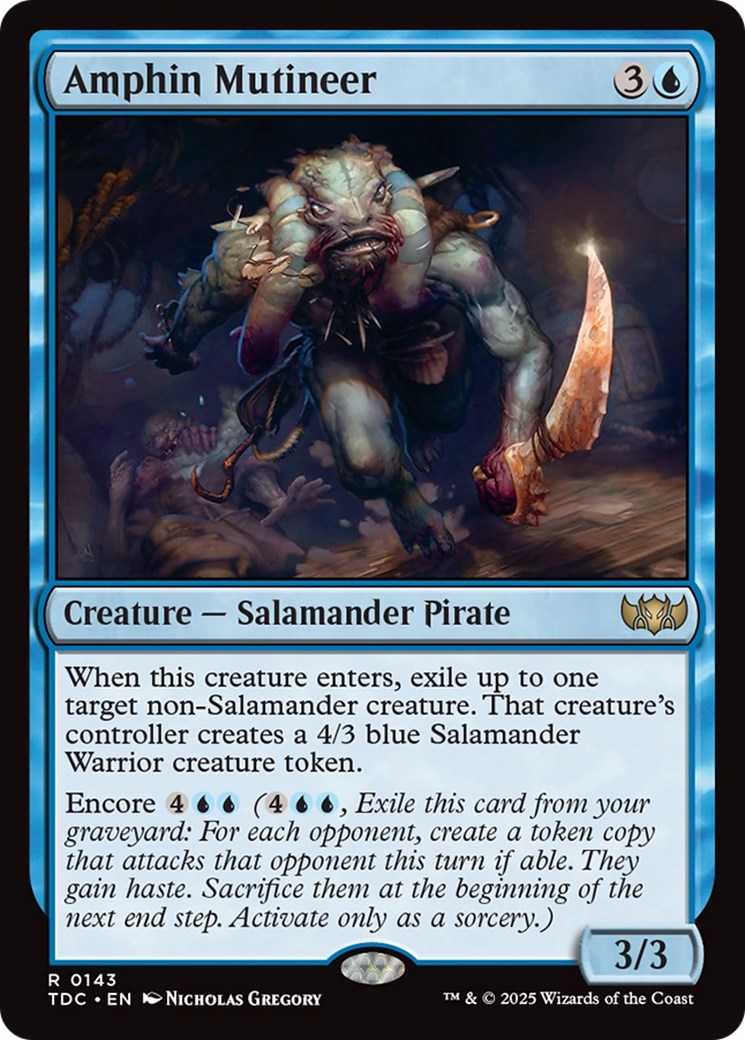 Magic: The Gathering - Amphin Mutineer - Tarkir: Dragonstorm Commander