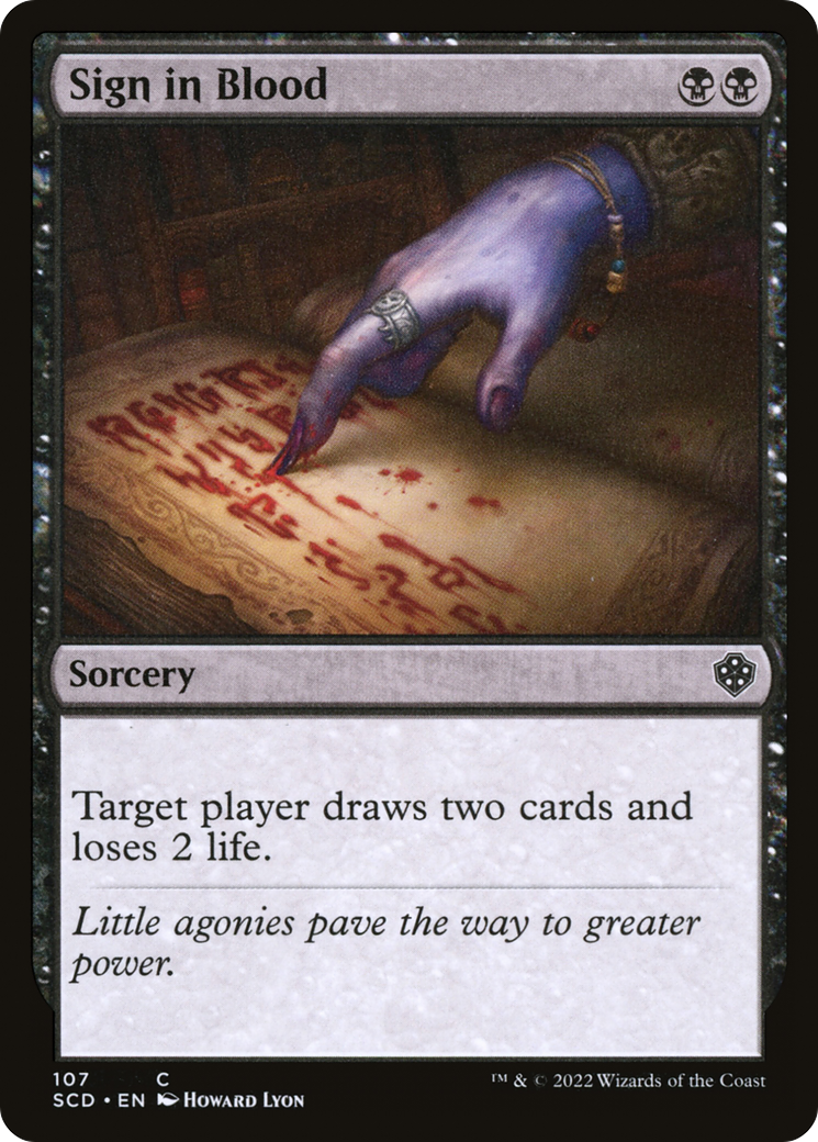 Magic: The Gathering - Sign in Blood - Starter Commander Decks