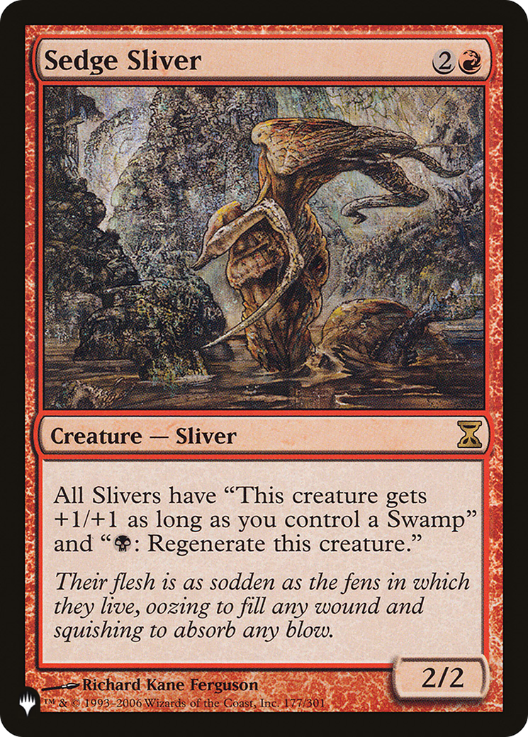 Magic: The Gathering - Sedge Sliver - The List